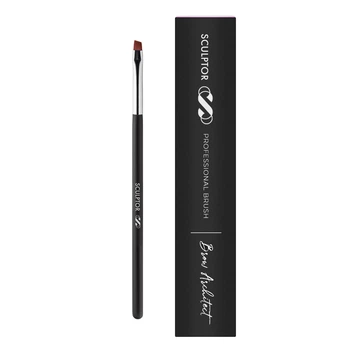 Кисть для окрашивания бровей скошенная Sculptor Lash BROW ARCHITECT