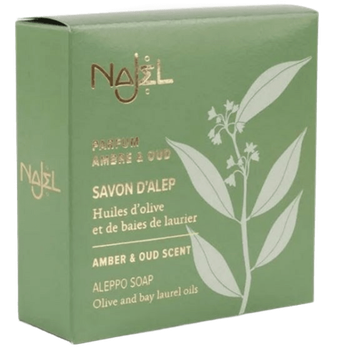 Алеппское мыло Najel с амброй и домом 150 г (3760061222816)