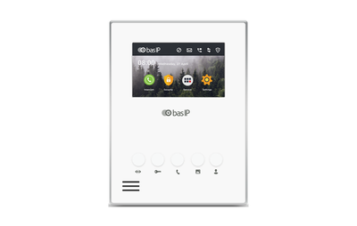 IP-видеодомофон BAS-IP AU-04LA 4.3'' SIP PoE, White