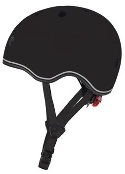 Шлем защитный детский Globber Go UP Lights черный с фонариком XXS 45-51см (506-120)