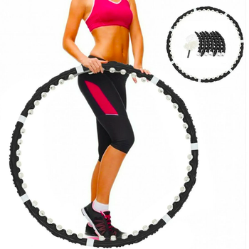 Обруч масажний хулахуп з магнітами, Massaging Hoop Exerciser (L)