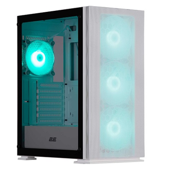 Корпус 2E 2E-G3301NW Gaming Virtus Neo, без блока питания, с 2xUSB 3.0, 1xUSB 2.0, вентиляторами 3x140мм и 1x120мм