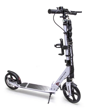 Самокат двоколісний Scale Sports SS-12 дискові гальма 100 кг білий (DP-1111449399)