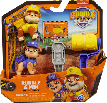 Фігурки Spin Master Paw Patrol Rubble i jego Ekipa Rubble & Mix 6066686 (0778988459294)