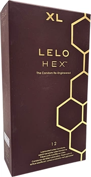 Презервативи Lelo Hex Respect XL 12 шт (ROZ6501053567)