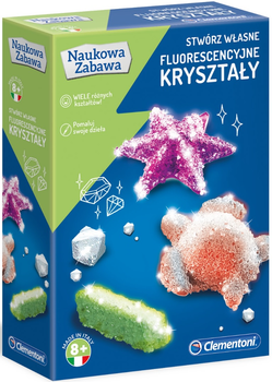 Naukowa zabawa Clementoni Fluorescencyjne kryształy (8005125605842)