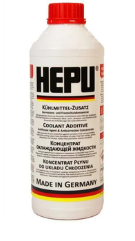 Антифриз червоний концентр 1,5л HEPU