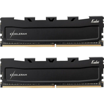 Модуль памяти для компьютера DDR5 32GB (2x16GB) 6400 MHz Black Kudos eXceleram (EK50320645252CD)