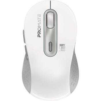 Мышка Promate Ken Wireless/Bluetooth White (ken.white)