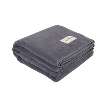 Покривало (простирадло) Lotus Home - Premium Microcotton Antrasit 200x210