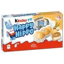 Печенье Kinder Happy Hippo с двойной кремовой начинкой 5*20,7 г