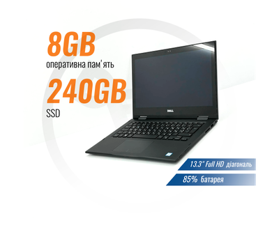 Ноутбук-трансформер Dell Latitude 3390 2-in-1 (i5-8250U/ 8 GB/ 240 GB) б/у | 5755