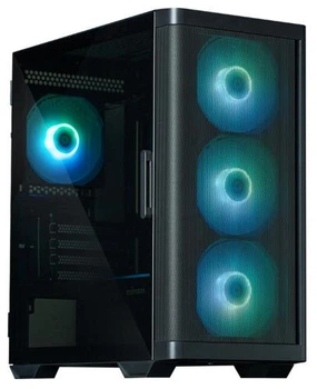 Корпус Zalman m4, Black, Mini Tower, без бп, Micro atx/Mini itx, 2xUSB 3.0/1xUSB 2.0, макс. cpu - 157 мм/vga - 320 мм, 4x120 мм led, бічна панель із загартованого скла
