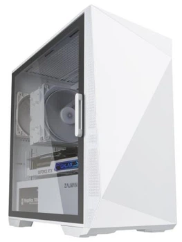 Корпус Zalman z1 Iceberg, White, Mid Tower, без бп, для Micro atx / Mini itx, 2xUSB 3.0 / 1xUSB 2.0, макс. cpu - 160 мм / vga - 330 мм, 3x120 мм, боковая панель из закаленного стекла