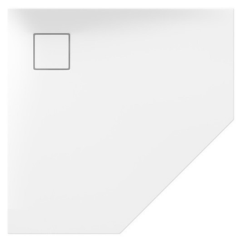 Поддон для душевой кабины CERSANIT Тако Slim 90x90x4см пятиугольный акрил c сифоном белый S601-129