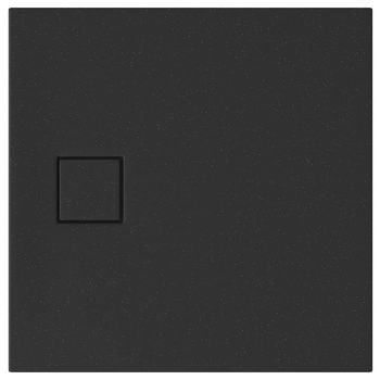 Поддон для душевой кабины CERSANIT Тако Slim 80x80x4см квадратный акрил c сифоном черный S932-165