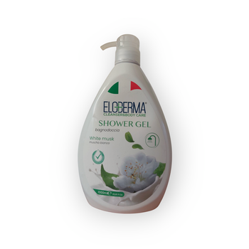 Гель для душа Eloderma Shower Gel Белый мускус, 1 л