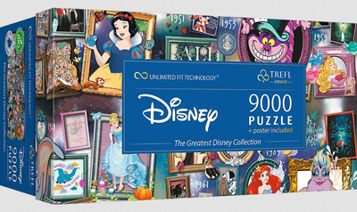 Пазл Безмежна колекція: Найбільша колекція Disney 9000 елементів Trefl