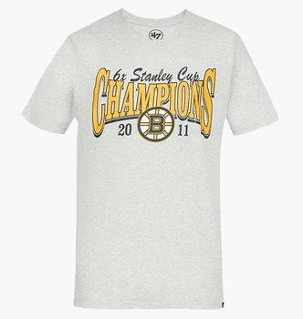 Футболка 47 Brand Nhl Boston Bruins Backer White 619888CK-FS L