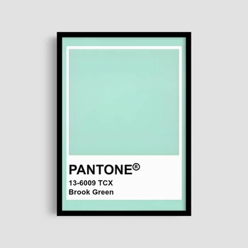Постер Roomy "Pantone Brook Green" Без рамки A3 (42x29.7 cm)
