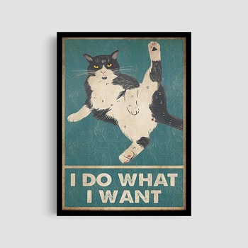 Постер Roomy "I Do What I Want" Без рамки A4 (29.7x21 cm)