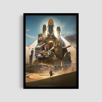 Постер Roomy "Assassins Creed Egypt" Черная рамка с глянцевым стеклом A2 (59.4x42 cm.)
