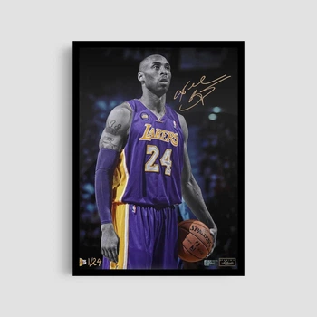Постер Roomy "Black Mamba" Белая рамка с глянцевым стеклом A4 (29.7x21 cm)