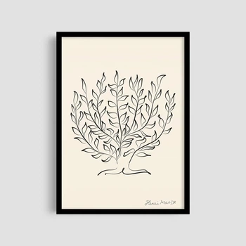 Постер Roomy "Minimalist Tree" Без рамки A2 (59.4x42 cm.)