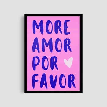 Постер Roomy "More Amor" Без рамки A3 (42x29.7 cm)
