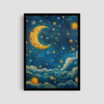 Постер Roomy "Fairy Night" Без рамки A3 (42x29.7 cm)