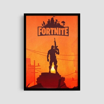 Постер Roomy "Fortnite Silhouette" Без рамки A3 (42x29.7 cm)