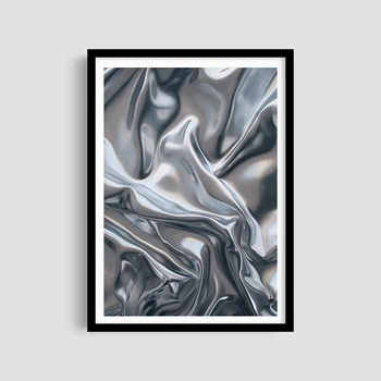 Постер Roomy "Metallic Silver" Без рамки A3 (42x29.7 cm)