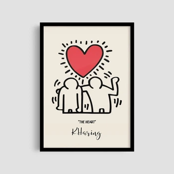 Постер Roomy "Heart Together" Без рамки A4 (29.7x21 cm)