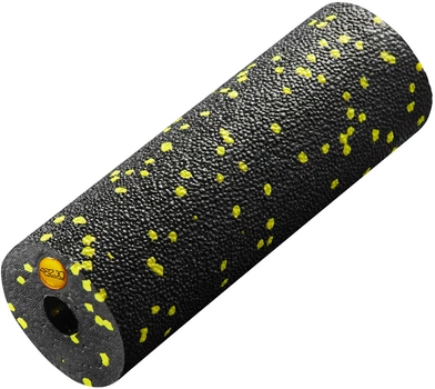 Массажный ролик 4FIZJO Mini Foam Roller 15 x 5.3 см (валик, роллер) Black/Yellow (P-5907222931790)