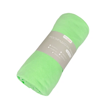 Простирадло Home Line 120104545 160х200 Трикотажні; Бавовна Салатовий