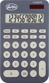 Калькулятор настольный Forofis 91588 12 разрядов компактный (4030969915882)
