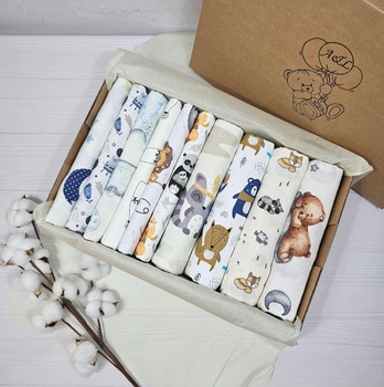 Пеленки для младенца набор a.l.babybox Лесная мелодия