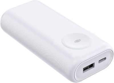 Powerbank Winner Group 10000 mAh z ładowaniem bezprzewodowym dla Apple Watch White (8591194124105)