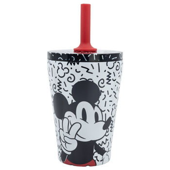Склянка для дітей із силіконовою трубочкою Mickey Mouse 360 ​​мл Stor 000309194