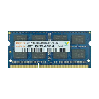 SK hynix DDR3 SODIMM Memory 4GB 1066MHz CL7 1.5V Non-ECC для ноутбуков PC3-8500 (HMT351S6BFR8C-G7)
