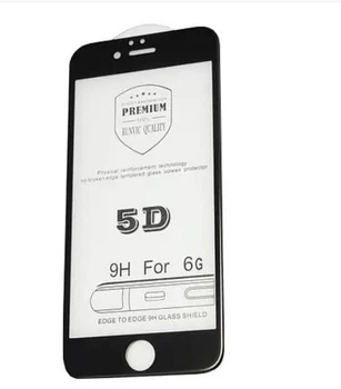 Защитное стекло для iPhone 6 Plus / 6s Plus 5D Black