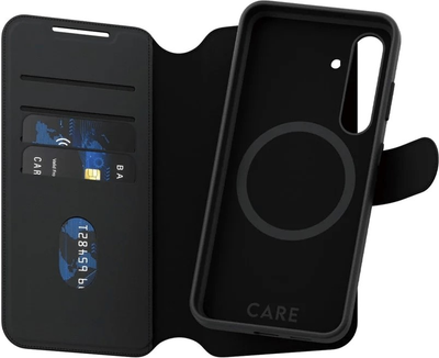 Чохол-книжка CARE by PanzerGlass Tango Two-in-One Wallet with Magnetic Qi для Samsung Galaxy S24 Plus Black (5715685012334)