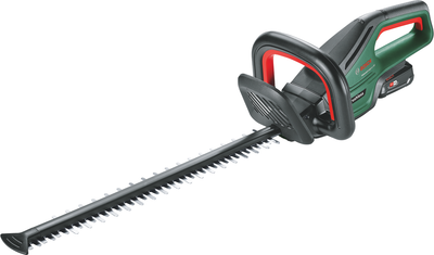 Акумуляторний безщітковий кущоріз Bosch UniversalHedgeCut 18V-50 + 1 акумулятор PBA 18 В 2.5 Аг + зарядний пристрій AL 1830 CV (0600849K01)