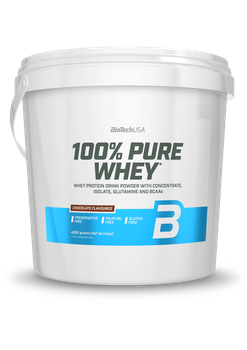 Сироватковий протеїн концентрат BioTech 100% Pure Whey 4000 г фундук