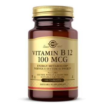 Вітамін Б12 Solgar Vitamin B12 100 mcg 100 таблеток