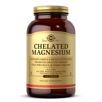 Магний хелат Solgar Chelated Magnesium (250 таб) солгар