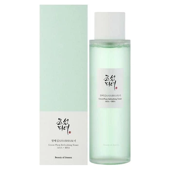 Тонер для обличчя з кислотами Beauty of Joseon Green plum refreshing toner : AHA + BHA (150ml)