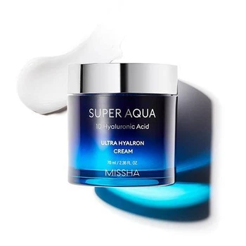 Крем Cупер Зволожуючий З Гіалуроновою Кислотою Missha Super Aqua Ultra Hyalron Cream 70ml