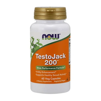 Бустер тестостерона Now Foods Testo Jack 200 (60 капс) нау фудс тесто джек