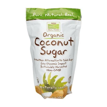 Кокосовый сахар Now Foods Coconut Sugar (454 г) нау фудс
